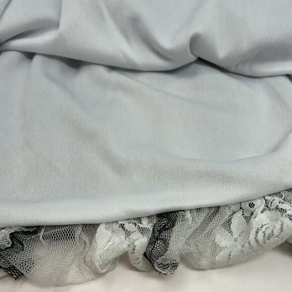 Nanette Baby Infant Girl's White with Gray Tulle Overlay Party Dress 12 Months - Picture 11 of 15